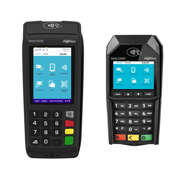 TPE Ingenico DESK 5000 + Pinpad DESK 1600